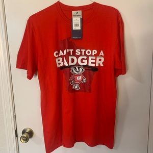 Wisconsin  Badgers T-Shirt Large NEW